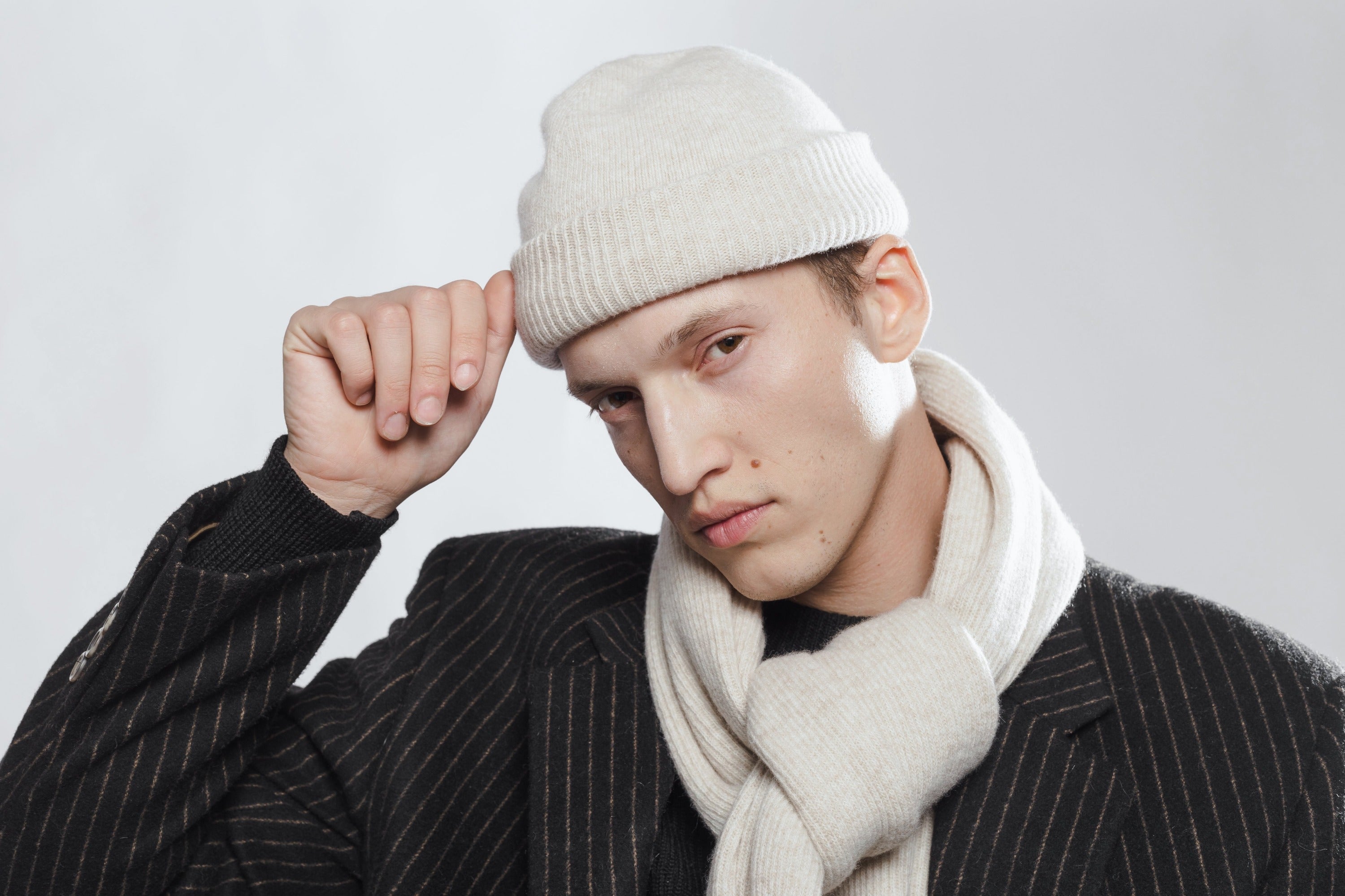 Slim Beanie + Slim Scarf